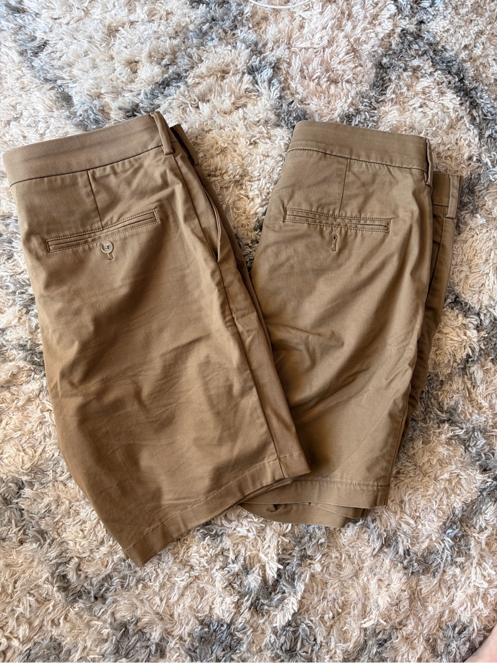 2 pair Bundle Express Men's Slim Chino Shorts